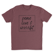Mens 2X-Large HEATHER_MAROON T-Shirt