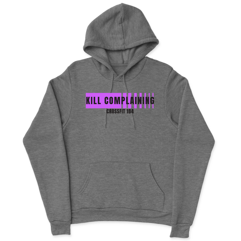 Mens 2X-Large GUNMETAL_HEATHER Hooded T-Shirt