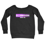 Womens 2X-Large BLACK CrewNeck