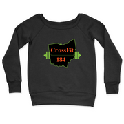 Womens 2X-Large BLACK CrewNeck