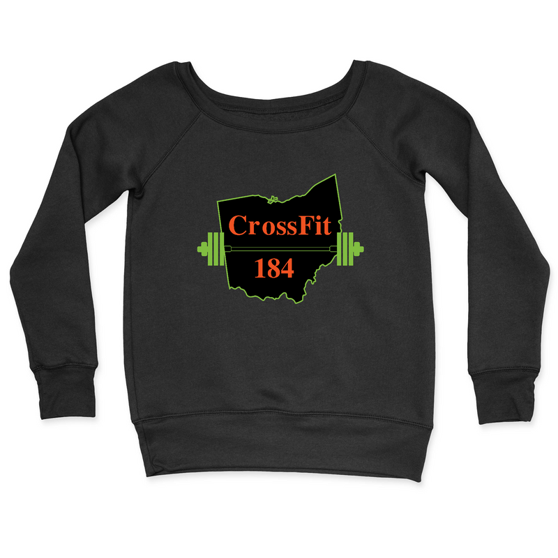 Womens 2X-Large BLACK CrewNeck