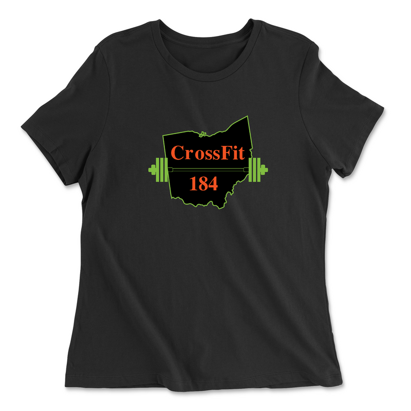 Womens 2X-Large BLACK Relaxed Jersey T-Shirt