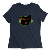 Womens 2X-Large NAVY Relaxed Jersey T-Shirt