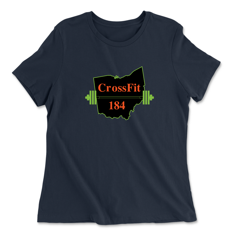 Womens 2X-Large NAVY Relaxed Jersey T-Shirt