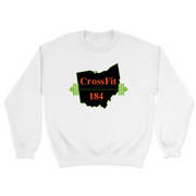 Mens 2X-Large WHITE Midweight Sweatshirt