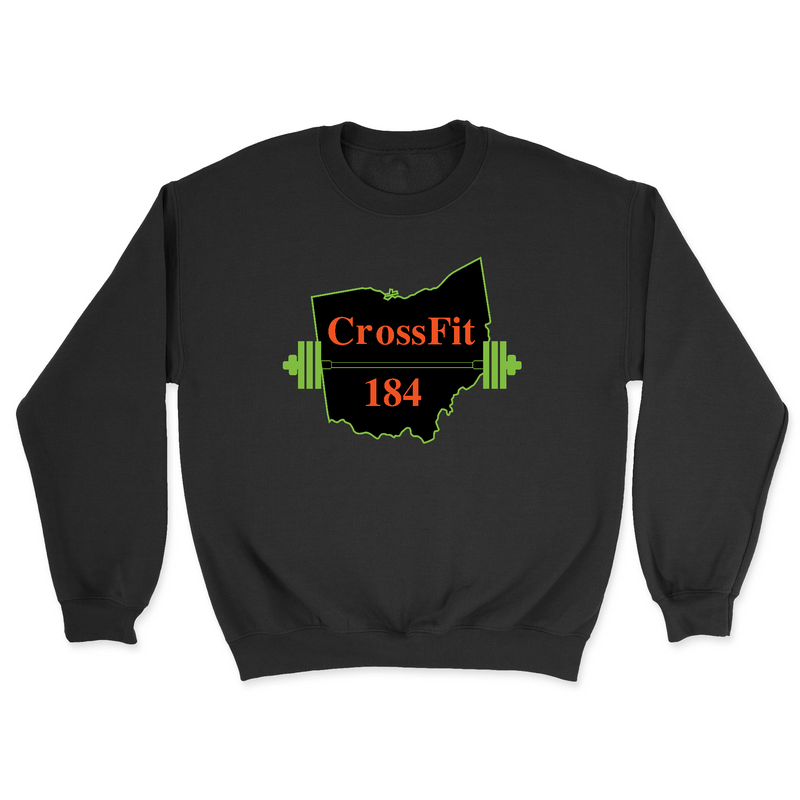 Mens 2X-Large BLACK Midweight Sweatshirt