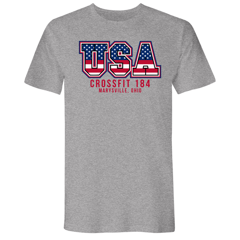 CrossFit 184 USA Mens - T-Shirt