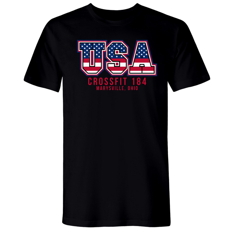 CrossFit 184 USA Mens - T-Shirt