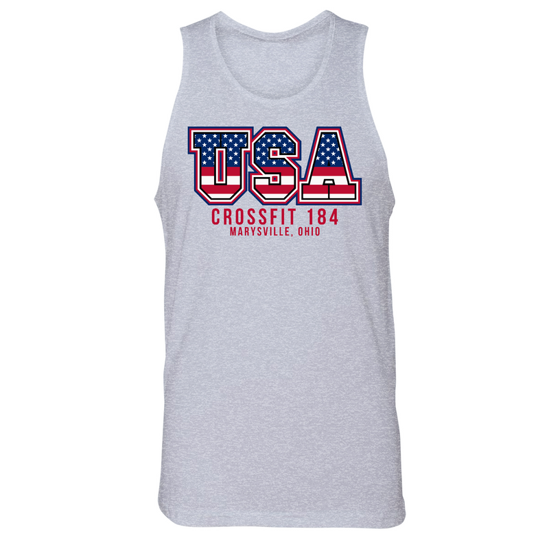 CrossFit 184 USA Mens - Tank Top