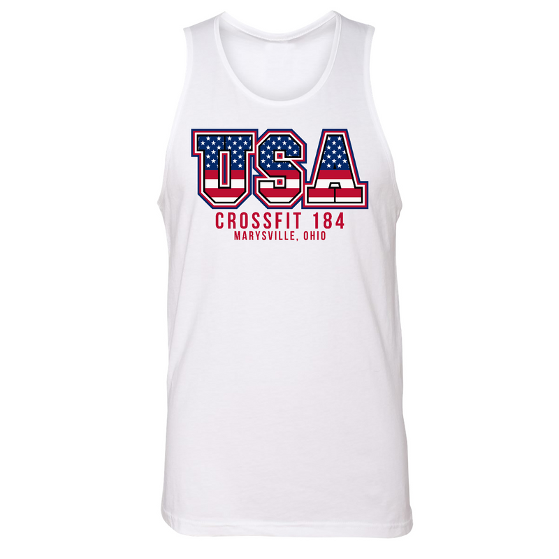 CrossFit 184 USA Mens - Tank Top