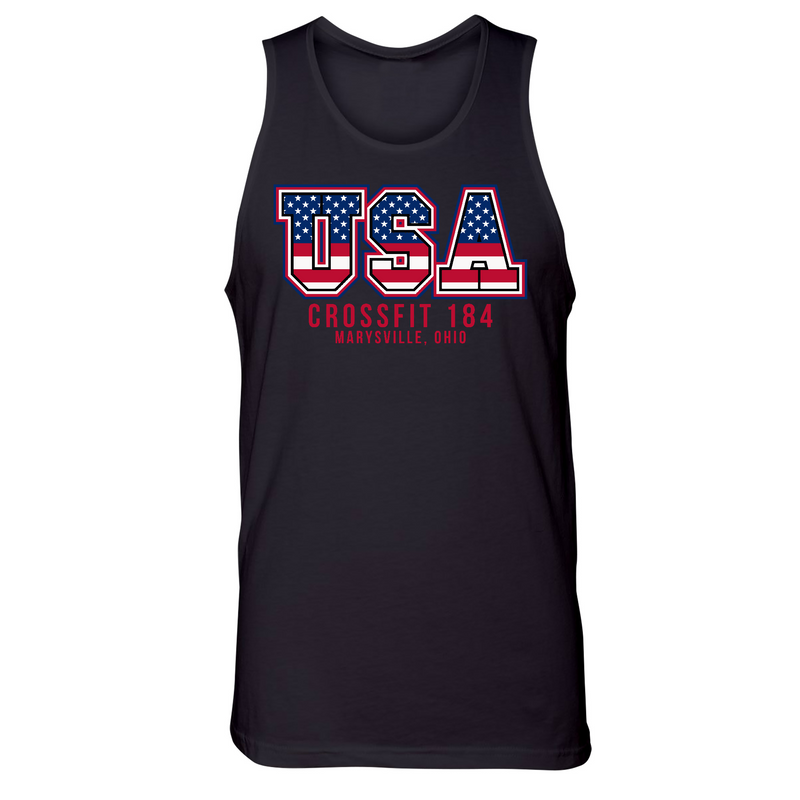 CrossFit 184 USA Mens - Tank Top