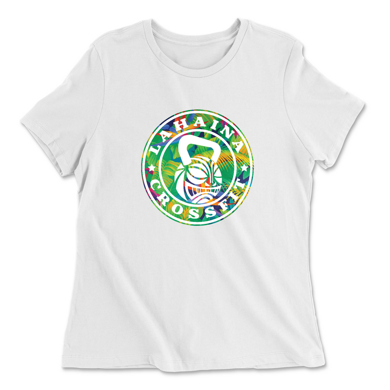 Womens 2X-Large WHITE Relaxed Jersey T-Shirt