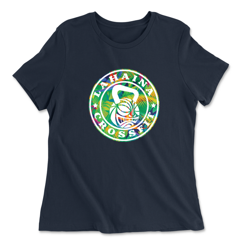 Womens 2X-Large NAVY Relaxed Jersey T-Shirt