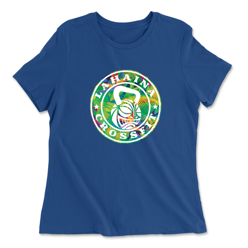 Womens 2X-Large TRUE_ROYAL Relaxed Jersey T-Shirt