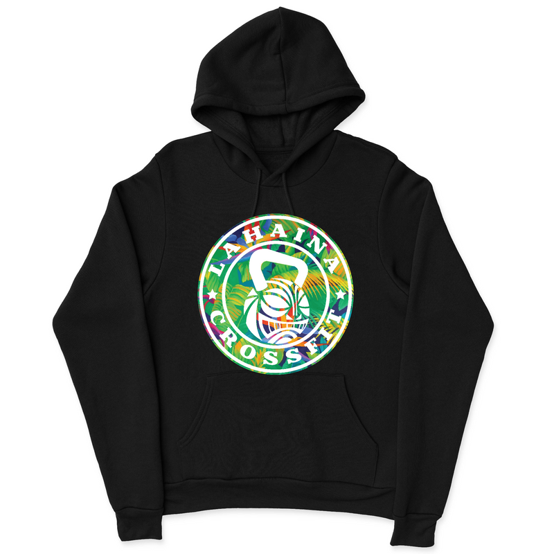 Mens 2X-Large BLACK Hooded T-Shirt