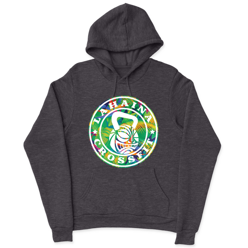 Mens 2X-Large CHARCOAL_HEATHER Hooded T-Shirt