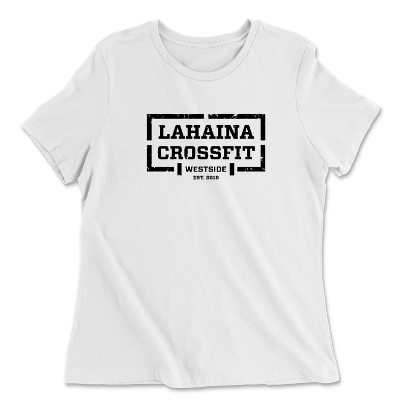 Womens 2X-Large WHITE Relaxed Jersey T-Shirt