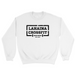 Mens 2X-Large WHITE Midweight Sweatshirt