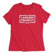 Womens 2X-Large RED Relaxed Jersey T-Shirt