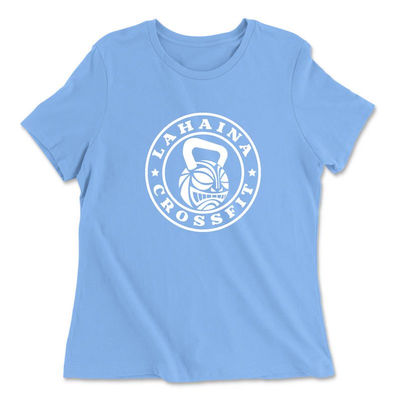Womens 2X-Large CAROLINA_BLUE Relaxed Jersey T-Shirt