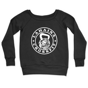 Womens 2X-Large BLACK CrewNeck
