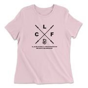Womens 2X-Large PINK Relaxed Jersey T-Shirt