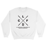 Mens 2X-Large WHITE Midweight Sweatshirt