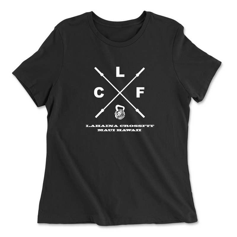 Womens 2X-Large BLACK Relaxed Jersey T-Shirt