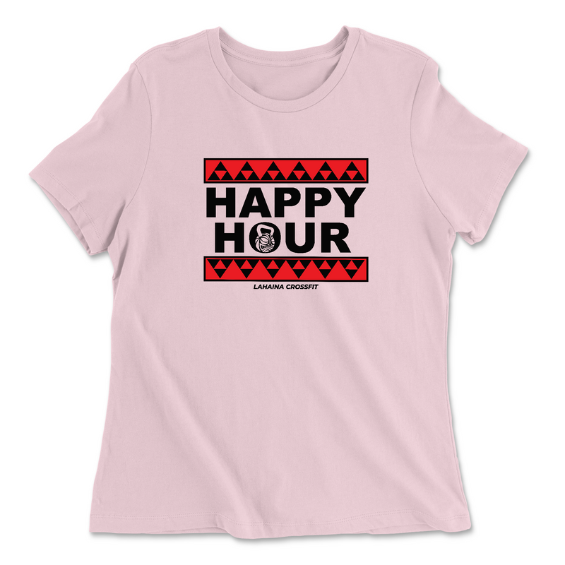 Womens 2X-Large PINK Relaxed Jersey T-Shirt