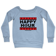 Womens 2X-Large MISTY_BLUE CrewNeck