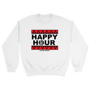 Mens 2X-Large WHITE Midweight Sweatshirt