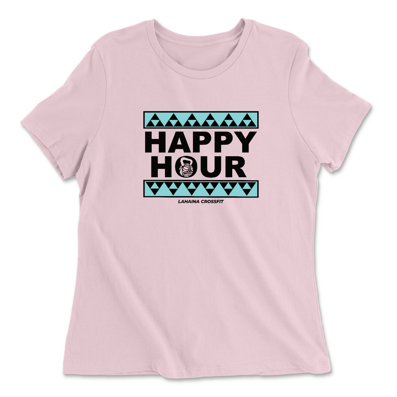 Womens 2X-Large PINK Relaxed Jersey T-Shirt