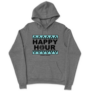 Mens 2X-Large GUNMETAL_HEATHER Hooded T-Shirt