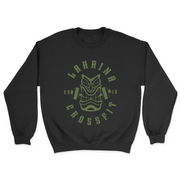 Mens 2X-Large BLACK Midweight Sweatshirt