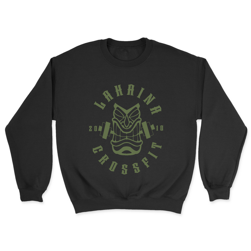 Mens 2X-Large BLACK Midweight Sweatshirt