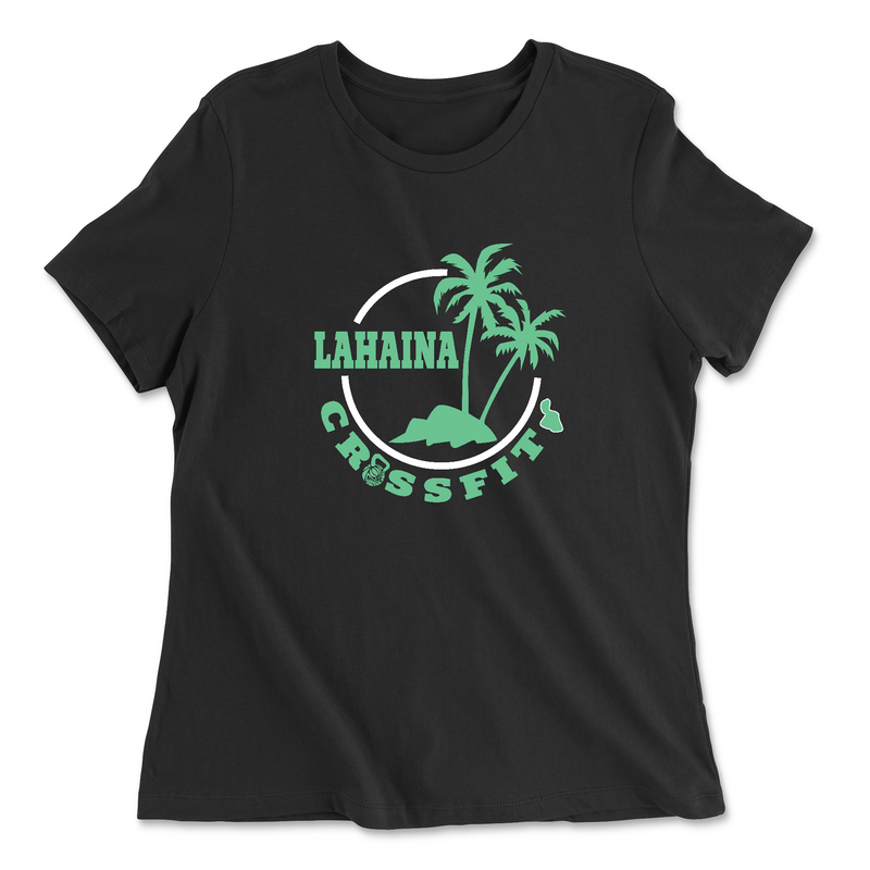 Womens 2X-Large BLACK Relaxed Jersey T-Shirt