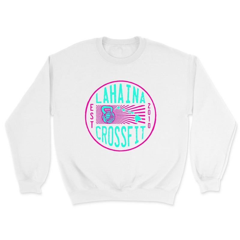 Mens 2X-Large WHITE Midweight Sweatshirt