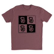 Mens 2X-Large HEATHER_MAROON T-Shirt