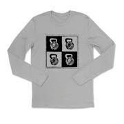 Mens 2X-Large HEATHER_GRAY Long Sleeve