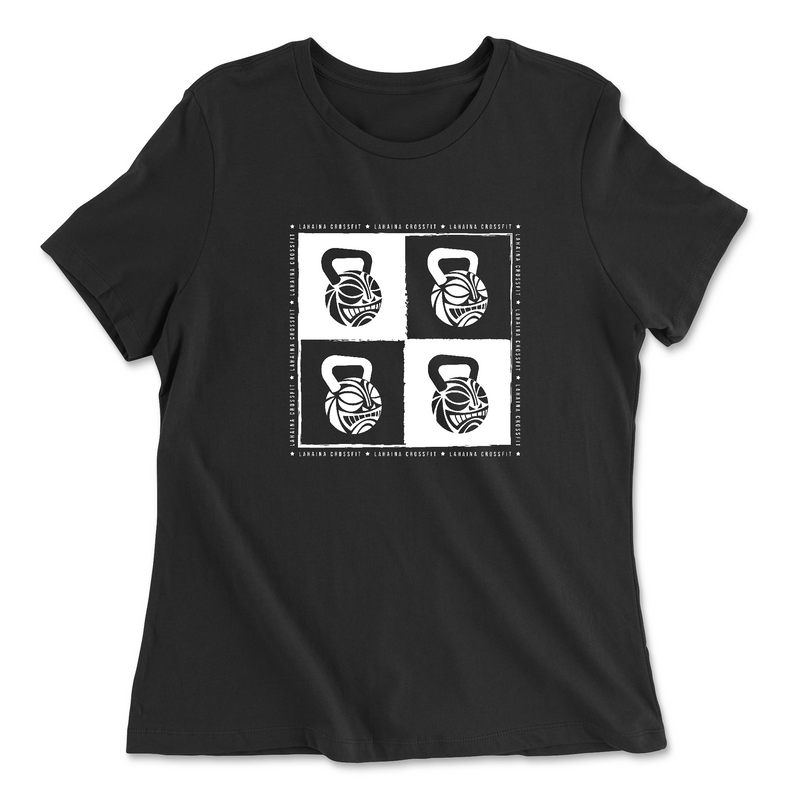 Womens 2X-Large BLACK Relaxed Jersey T-Shirt