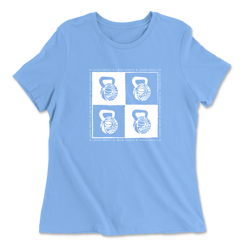 Womens 2X-Large CAROLINA_BLUE Relaxed Jersey T-Shirt