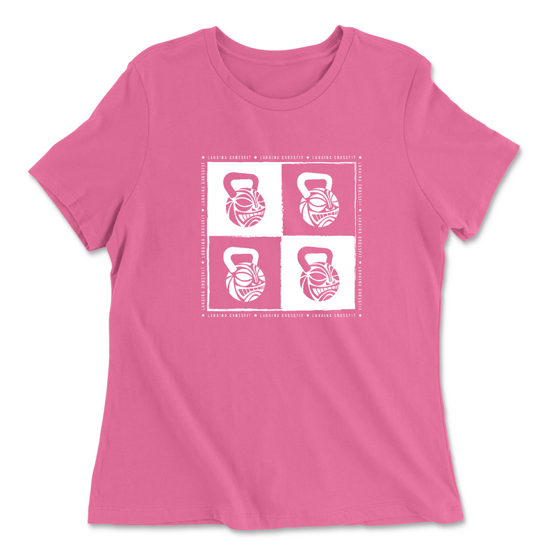 Womens 2X-Large CHARITY_PINK Relaxed Jersey T-Shirt