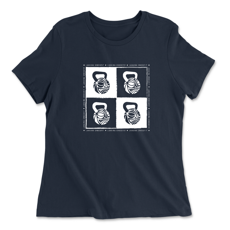 Womens 2X-Large NAVY Relaxed Jersey T-Shirt