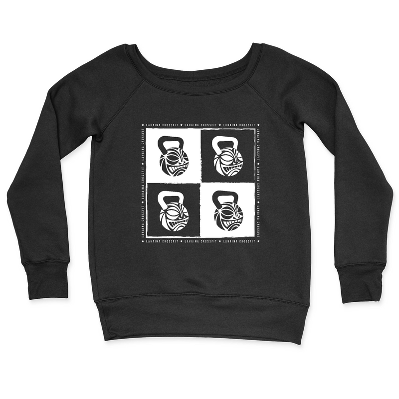 Womens 2X-Large BLACK CrewNeck