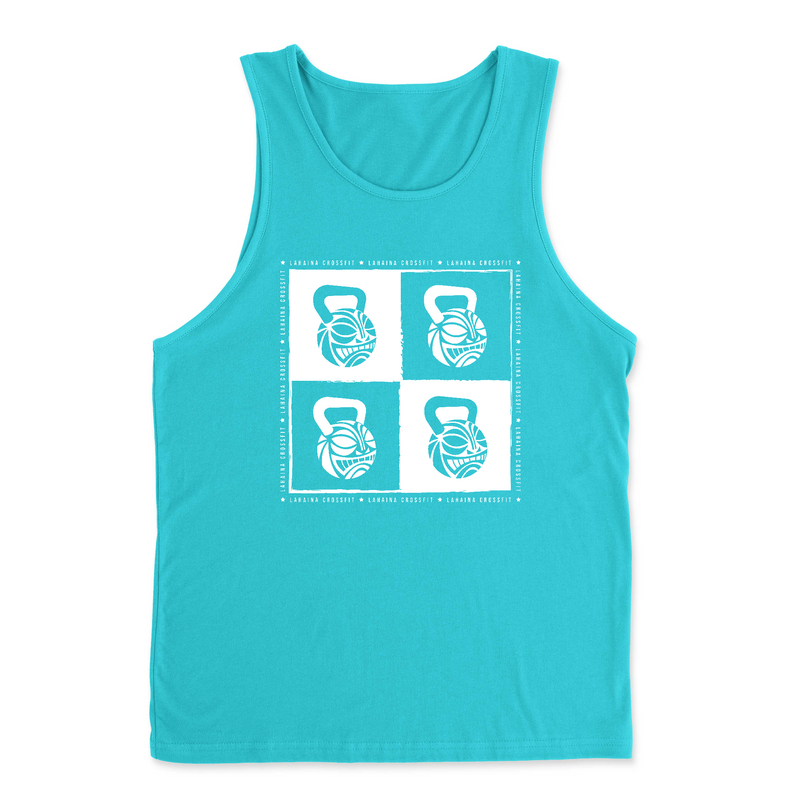 Mens 2X-Large TAHITI_BLUE Tank Top