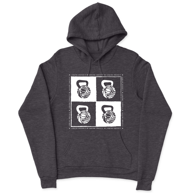 Mens 2X-Large CHARCOAL_HEATHER Hooded T-Shirt
