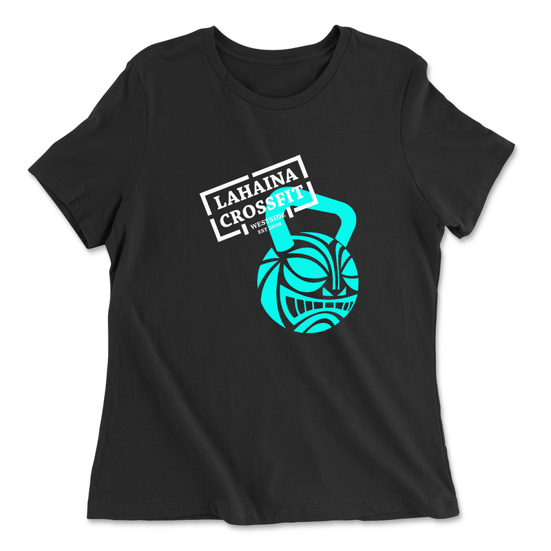 Womens 2X-Large BLACK Relaxed Jersey T-Shirt