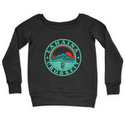 Womens 2X-Large BLACK CrewNeck