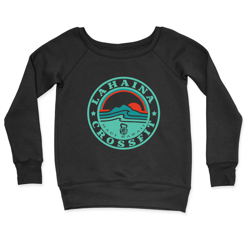 Womens 2X-Large BLACK CrewNeck