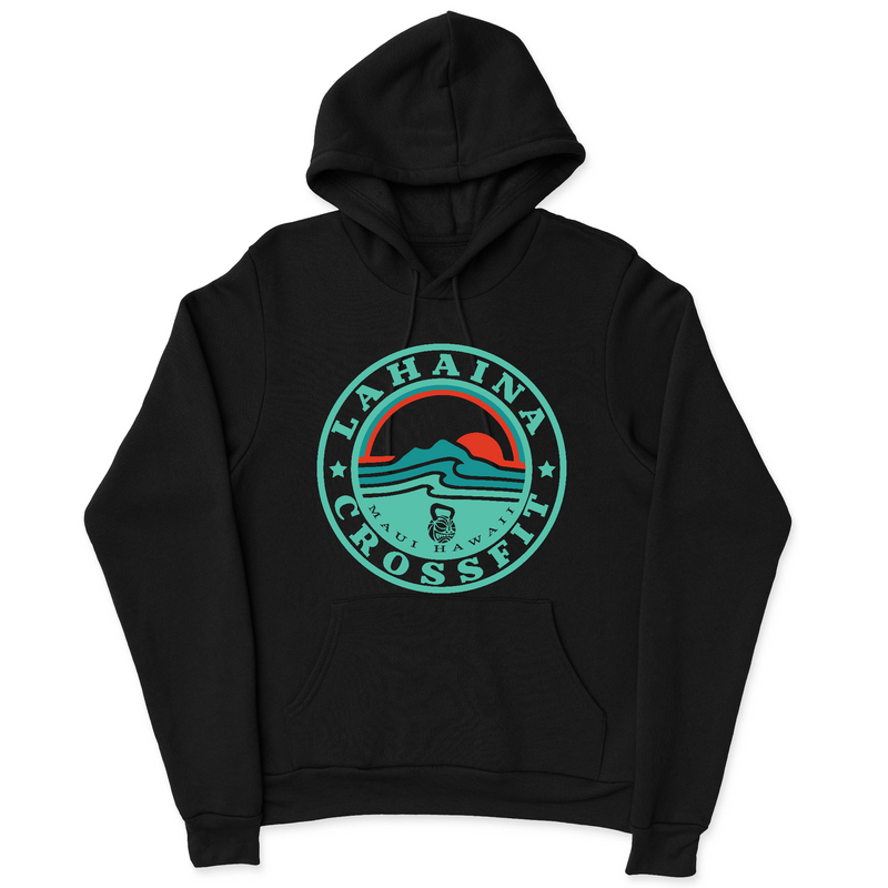 Mens 2X-Large BLACK Hooded T-Shirt